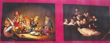 Albert Uderzo S Parody Of Rembrandt S The Anatomy Lesson Of Dr Tulp History Cartoon Art History Art