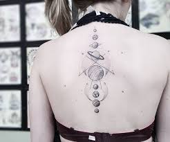 Most beautiful tattoo ideas daily. Solar System Back Tattoo Solar System Tattoo Cosmos Tattoo Back Tattoo