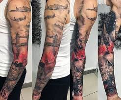 75 Poppy Tattoo Designs For Men Remembrance Flower Ink Poppies Tattoo Military Sleeve Tattoo Tattoo Designs Men