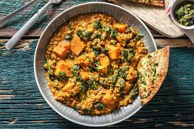 Indisches Dahl Mit Susskartoffel Kokos Rezept Hellofresh Rezept Rezepte Lebensmittel Essen Indische Kochrezepte