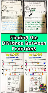 Finding The Distance Between Fractions On Number Lines Is Fun With This Unit This Product Includes Everything You N Number Line Fractions Teaching Third Grade
