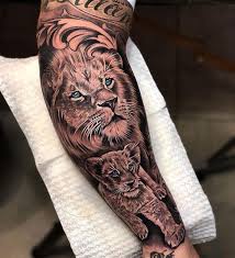 Cool Full Sleeve Lion Tattoos Best Full Arm Sleeve Tattoos For Men Cool Sleev Sleev Sleeve Tatt Tattoo Sleeve Men Best Sleeve Tattoos Cool Arm Tattoos