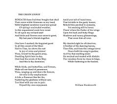 William Wordsworth The Green Linnet Linnet William Wordsworth Wise Words