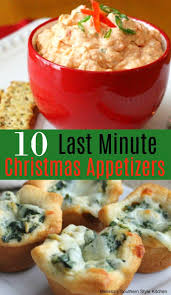 Here are 25 appetizer ideas for your next party, dinner, or game day gathering. 10 Easy Last Minute Christmas Appetizers Appetizers Easy Finger Food Christmas Recipes Appetizers Christmas Appetizers Easy