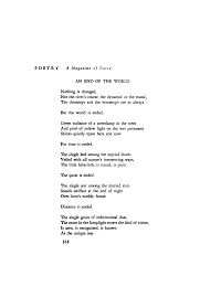 An End Of The World By Kathleen Raine Poetry Magazine Poems Poetry Poetry Magazine