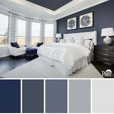 This Bedroom Design Has The Right Idea The Rich Blue Color Palette And Decor Create A Dreamy Space T Guest Bedroom Colors Master Bedroom Colors Bedroom Design