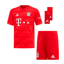 Adidas football debuts minimalist bayern munich 2019/20 away kit: Kit Adidas Kids Bayern Munich 2019 2020 Home True Red Football Store Futbol Emotion