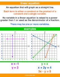 Linear Equation A Maths Dictionary For Kids Quick Reference By Jenny Eather