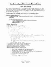 Mla Format Outline Inspirational Best S Of Mla College Research Paper Outline Mla Essay Outline Template Essay Outline Paper Outline