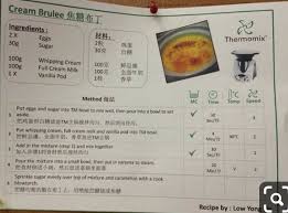 Creme Brulee Thermomix Recipes Cream Brulee Egg Recipes