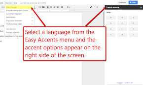 This Google Docs Add On Makes It Easy To Type Accents Google Docs School Technology Teaching