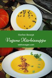 Vegane Kurbissuppe Mit Hokkaido Kurbis Kokosmilch Und Ingwer Einfach Cremig Schnell Zubereitet Vegane Rezepte Vegane Rezepte