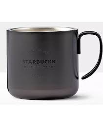 Starbucks Black Coffee Company Gatherings Handle Mug 12 Oz Black Stainless Steel Starbucks Coffee Company Mugs Stainless Steel Coffee