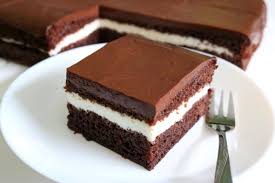 Kakao Schnitten Mit Cremefullung Rezept Kuchen Und Torten Rezepte Kuchen Rezepte Einfach Kuchen Und Torten