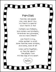 Families Poem Jpg Family Poems Kids Poems Preschool Family Theme