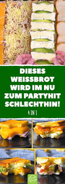 Partysnack Vom Blech In 4 Geschmacksrichtungen Weissbrot Lecker Schmecker Rezepte Abendessen
