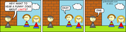 Spiked Math Comic Funny Limits Joke Jokes Math Comics Comic Strips