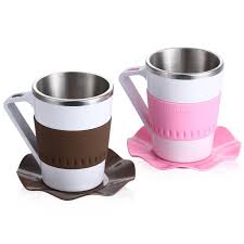 Just In Coffee Smart Mug Led Temperature Display Http Frizbuy Com Products Coffee Smart Mug Led Temperature D Stainless Steel Coffee Mugs Tea Cups Milk Tea