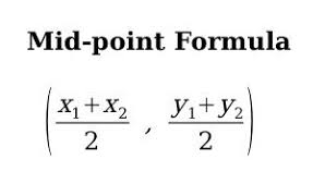 Use Of Midpoint Formula The Midpoint Formula Is Used To Find The Accurate Value Between The Two Points It Follows The Midpoint Formula Algebra I Math Tricks