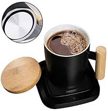 Amazon Com Howay Coffee Warmer Mug Set Coffee Mug Warmer For Desk Auto Shut Off Warmer Plate With Flat Bottom Ceramic Cup W Coffee Warmer Mug Warmer Coffee