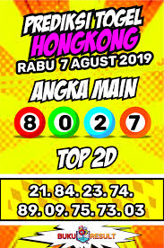 Prediksi Togel Hk Rabu 7 Agustus 2019 Buku Rabu Berhasil