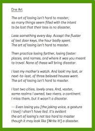 Art Of Losing One Art Elizabeth Bishop Words Elizabeth Bishop