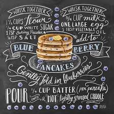 Delta Breezes Blueberry Pancakes Recipe Blueberry Pancakes Food Illustrations