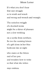 Silent Letter Katha Pollitt Beautiful Poetry Poems Meaningful Quotes