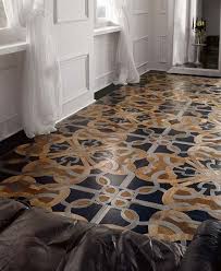 Wood Floor Mosaic With Steel And Stone Inserts Ahsap Zemin Yer Dosemesi Dekorasyon