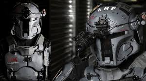 The mandalorian damaged armor costume detailing including screen art. Real Bulletproof Mandalorian Armor Us Army In Testing Youtube