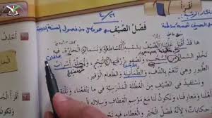 اللغة العربية قراءة درس فصل الصيف الصف الثاني Youtube