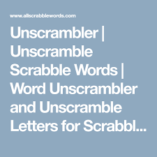 You can use this to descramble letters and win (or cheat) in many. Unscrambler Unscramble Scrabble Words Word Unscrambler And Unscramble Letters For Scrabble And Text Twist Unscramble Words Scrabble Words Jumbled Words