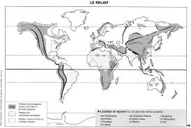 Resultat De Recherche D Images Pour Carte Dumonde Vierge Reliefs Carte Vierge Relief
