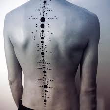 Top 73 Spine Tattoo Ideas For Guys 2020 Inspiration Guide Geometric Tattoo Spine Tattoos Spine Tattoo For Men