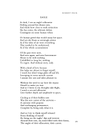 Eagle By Robert Pack Poetry Magazine Poetry Magazine Poetry Robert