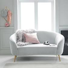 Curved Loveseat Pbteen Small Couch In Bedroom Bedroom Seating Bedroom Sofa