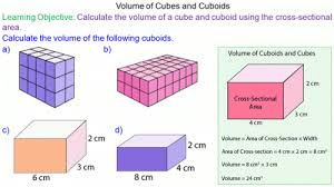 Volume Of Cubes And Cuboids Mr Mathematics Com Cube Student Learning Math Lessons