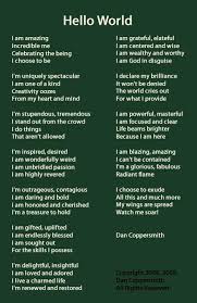 Hello World Poster Self Esteem Poster Self Esteem Poem Self Esteem Building Self Esteem Poems