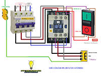 Conectar Contactor A Botoneras Trifasico Esquemas Electricos Conexiones Electricas Proyectos Electricos