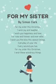 24 Christmas Poems For Kids Funny Festive Poems Christmas Poems Sister Poems Sister Love Quotes