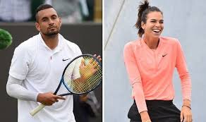 Last night during the second set of the montreal masters, the court microphones caught kyrgios talking some serious smack to his opponent, no. Nick Kyrgios Girlfriend Who Is Ajla Tomljanovic And Will She Be At Wimbledon Today Tennis Sport Express Co Uk
