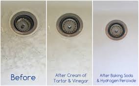 how to clean a porcelain sink lemons