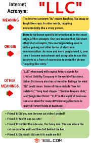 What is the use of word unscrambler? Llc Meaning Do You Actually Know What Llc Stands For 7esl In 2021 Learn English Meant To Be Words