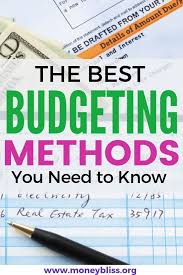 The Best Methods Of Budgeting You Need To Know Money Bliss Budgeting Budgeting Finances Personal Finance
