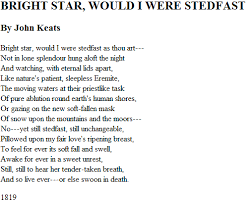Bright Star 1819 By John Keats Lovely Quote Victor Hugo Quotes Greek Quotes