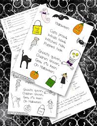 A Simple Halloween Poem Freebie Halloween Freebie Halloween Poems First Grade Activities