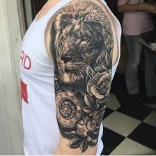 Lion Sleeve Tattoo Designs For Men Pin By Roxane Van Den Broeck On My Tattoo Lion Tattoo Sleeves Tattoo Sleeve Designs Tattoos For Guys
