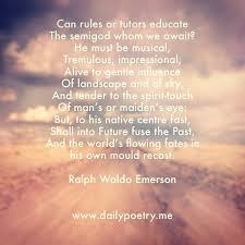 Ralph Waldo Emerson Poetry Literature Friendship Poems Poems Beautiful Ralph Waldo Emerson Poems