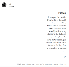 Pin By Kayla Truxton On Pisces Hello Poetry Pisces Words