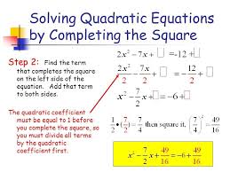 21 Solving Quadratic Equations By Completing The Square Worksheet Review Packet 1st Quarter T Solving Quadratic Equations Quadratics Quadratic Equation